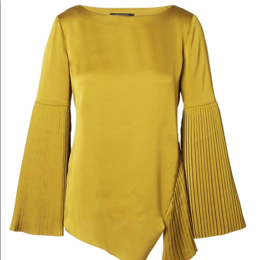 Olivia Palermo banana republic silk shirt